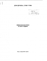 Finansijski plan za 2015. godinu