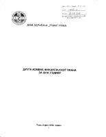 Izmene i dopune Finansijskog plana za 2016. – II izmena