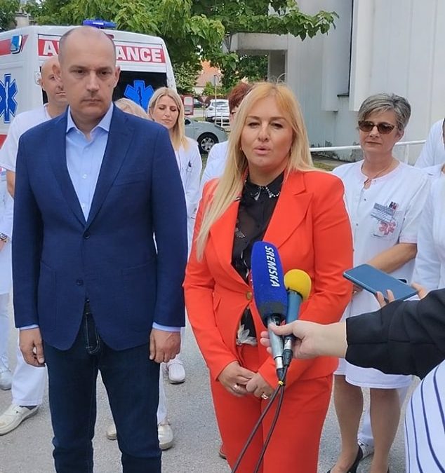 Ministar zdravlja u Vladi Srbije Zlatibor Lončar danas je posetio Dom zdravlja “Ruma”