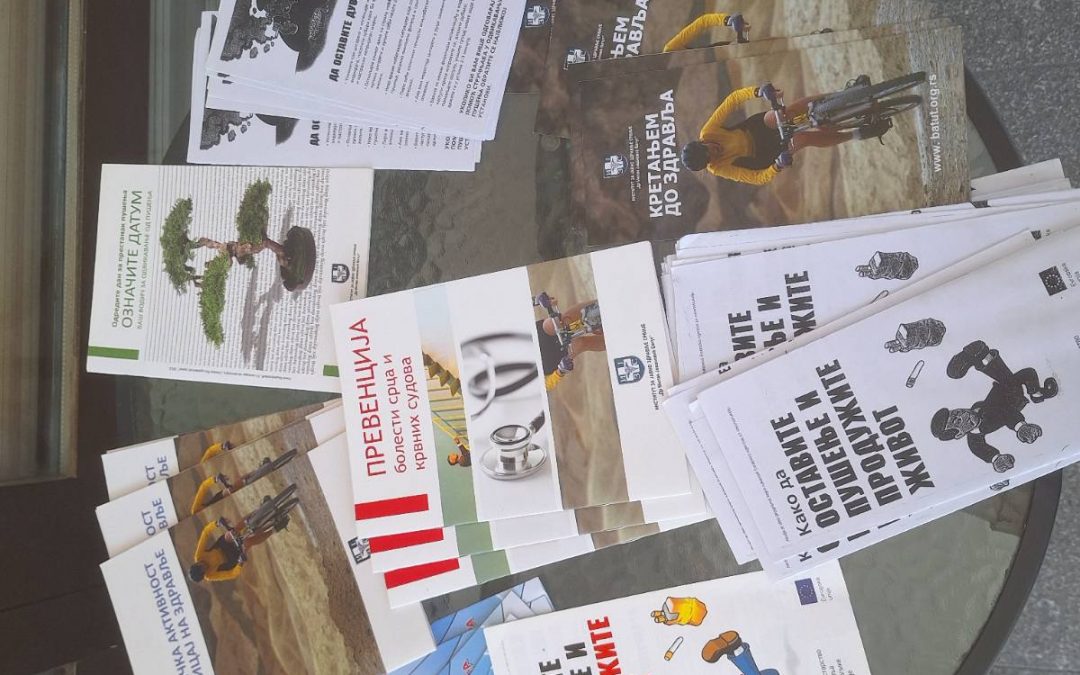 Svetski dan bez duvana – Akcija ispred Sportske hale u Rumi